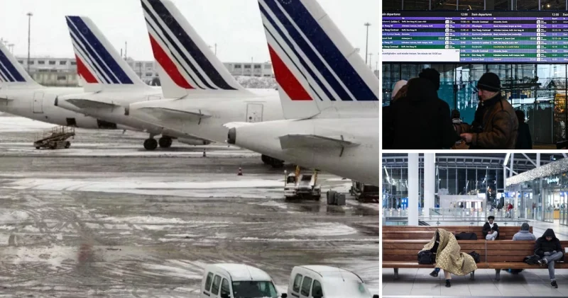Avrupa’da zorlu kış koşulları hava ulaşımını vurdu: Yüzlerce uçuş iptal edildi Dünya Haberleri