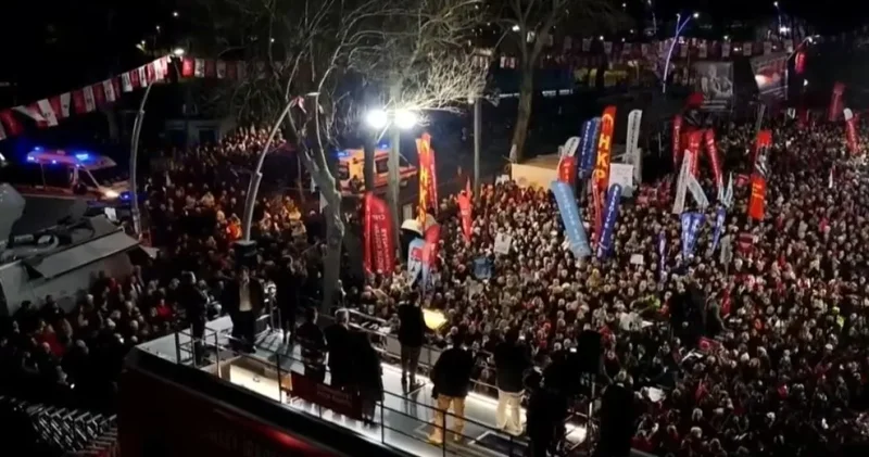 CHP den yılın ilk İstanbul mitingi: Soğuğa rağmen on binler Beykoz da