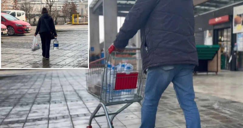 Başkentte su krizi: Vatandaşlar marketlerden su alıyorlar Ankara Haberleri