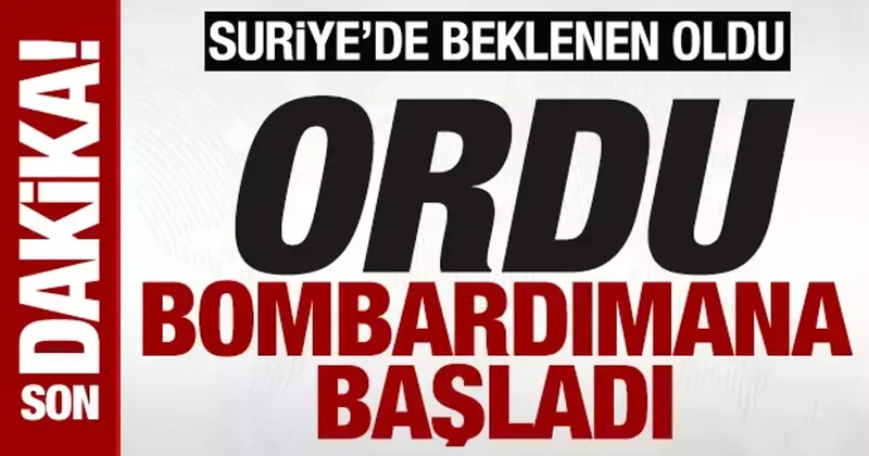 Son dakika: Suriye ordusu operasyonu duyurdu: İki mahallede bombardıman başladı