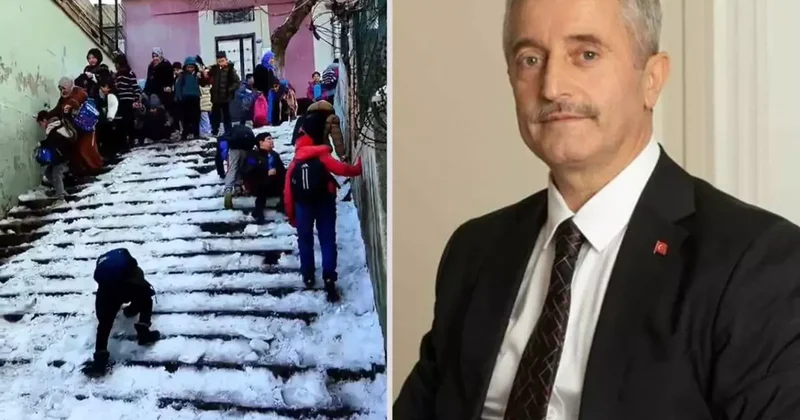 Okul merdiveni buz pistine döndü, Şahinbey Belediyesi olan bitene kayıtsız