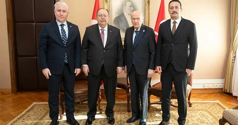 YSK Başkanı Yener den, MHP Lideri Bahçeli ye ziyaret