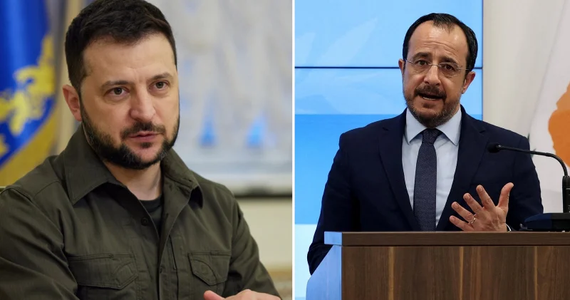 GKRY lideri Hristodulidis Ukrayna Devlet Başkanı Zelenski ile bir araya geldi Avrupa Haberleri