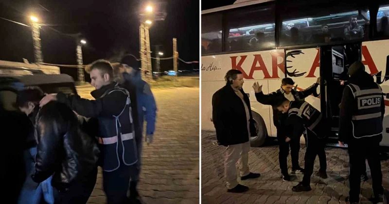 Tokat’ta durdurulan otobüste 5 kaçak göçmen yakalandı Tokat Haberleri