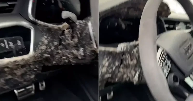 Arabada sakın bırakmayın! Dondu, patladı aracın içini perişan etti