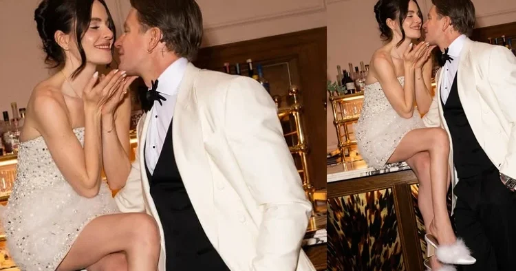 En mutlu gününde annesinin gelinliğini giydi... Ünlü çift evlendi... Kocası da onun soyadını aldı