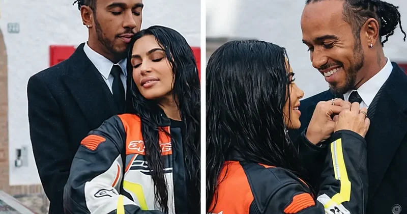 Kim Kardashian Lewis Hamilton aşkı fotoğraflarla kanıtlandı