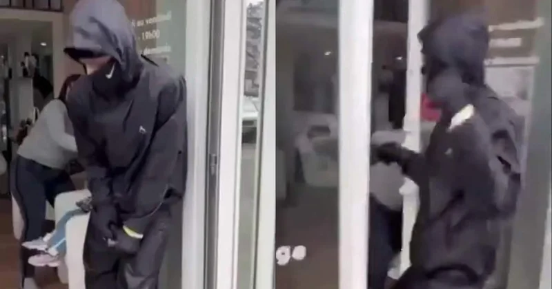 Güzellik salonuna el bombası attılar: O anlar kamerada Sözcü Gazetesi