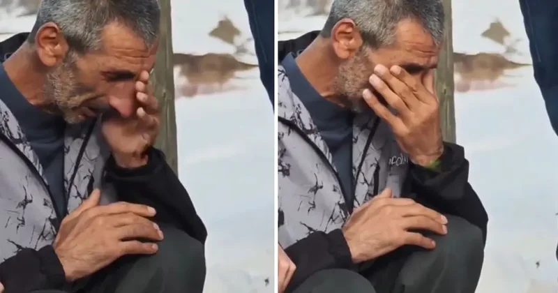 Annesini kaybeden engelle adamın hali yürek burktu