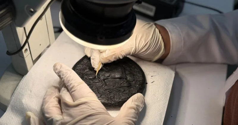 Karaman da 1300 yıllık figürlü ekmek! Başka bir örneğini göremedik