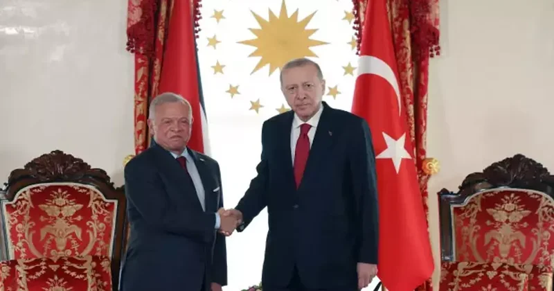 Ürdün Kralı 2. Abdullah İstanbul da Cumhurbaşkanı Erdoğan la bir araya geldi
