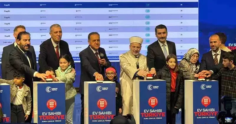 Yalova’da inşa edilecek bin 805 konutun kura çekimi gerçekleştirildi