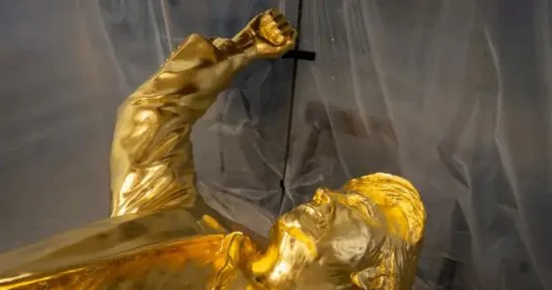 Altın Trump heykeli kriptoya takıldı Dış Haberler