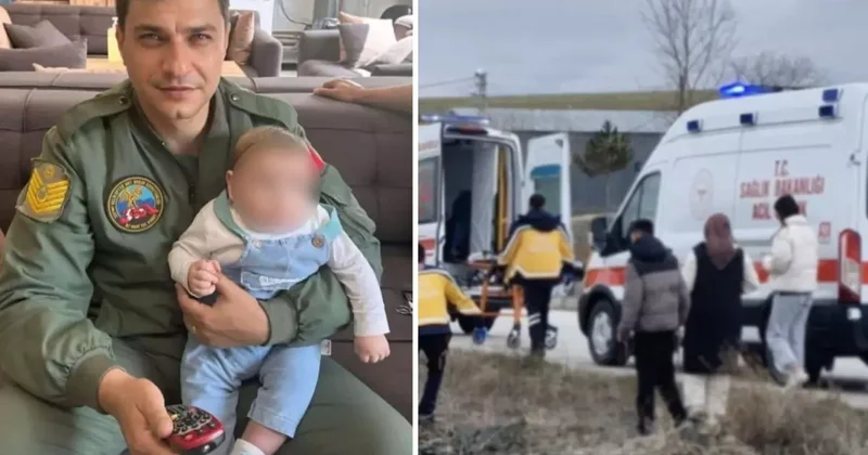 Ayağı takılıp düşen astsubay feci şekilde can verdi