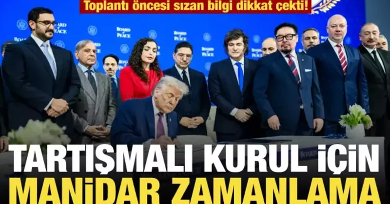 Gazze Barış Kurulu ilk toplantısını yapacak! Tarih verildi
