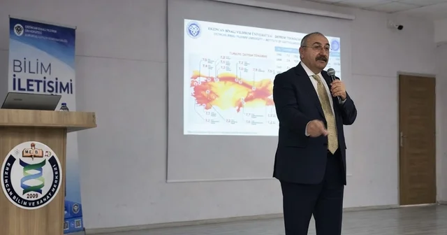 Erzincan da deprem bilincini artırmaya yönelik konferans düzenlendi Erzincan Haberleri