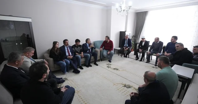 Bakan Tekin den taziye ziyareti Erzurum Haberleri