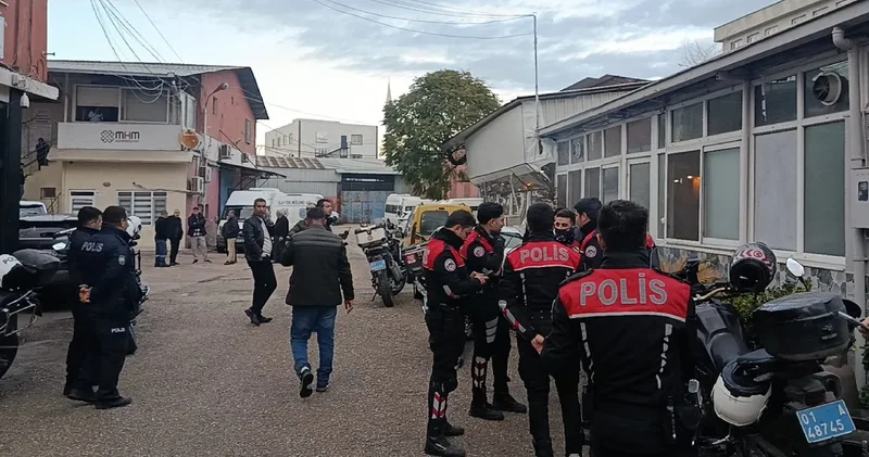 Tekstil atölyesi kana bulandı: Bir kişi 4 eski iş arkadaşını tabancayla vurdu