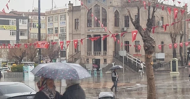 Aksaray da şiddetli sağanak etkili oldu Aksaray Haberleri