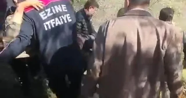 Kazada yaralanan sürücü için belediye başkanı ve vatandaşlar seferber oldu Çanakkale Haberleri