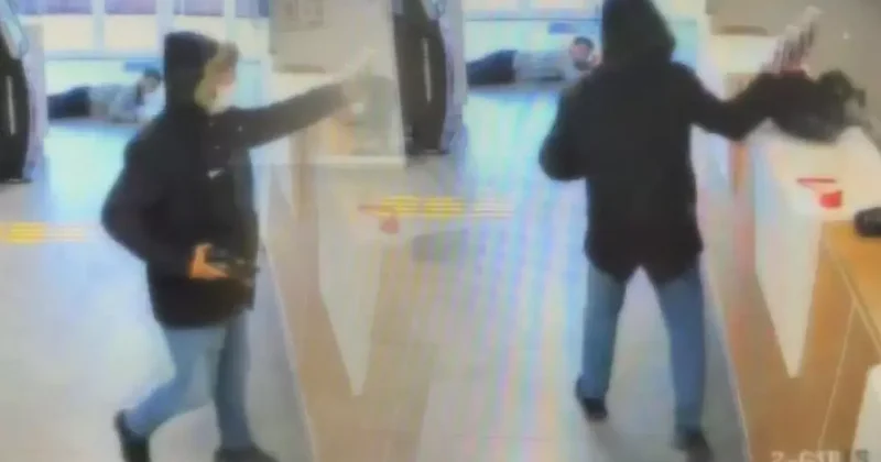 32 bin TL ile kaçmıştı! İstanbul daki banka soygununun görüntüleri ortaya çıktı