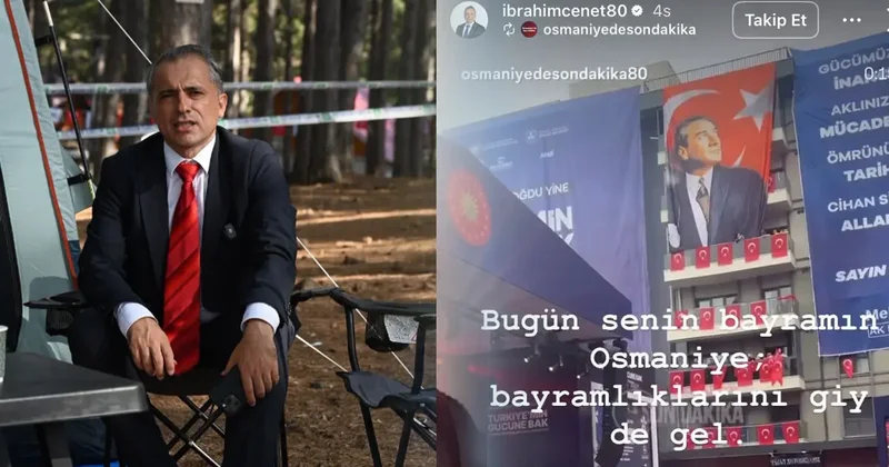 Osmaniye Belediye Başkanı İbrahim Çenet in 6 Şubat paylaşımı olay oldu... Önce paylaştı, sonra sildi!
