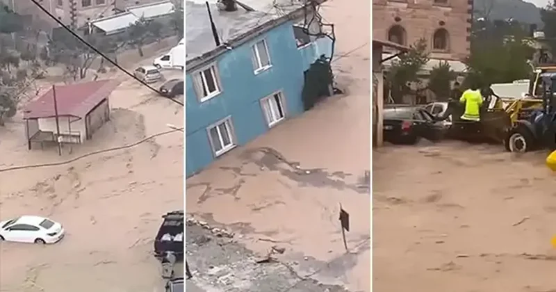 Hatay da şiddetli sağanak sele neden oldu