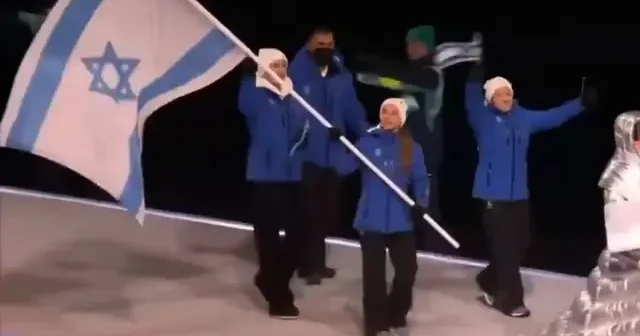 İsrail takımı Kış Olimpiyatları açılışında yuhalandı VİDEO İZLE