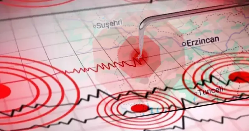 Erzincan da korkutan deprem ikiye böldü