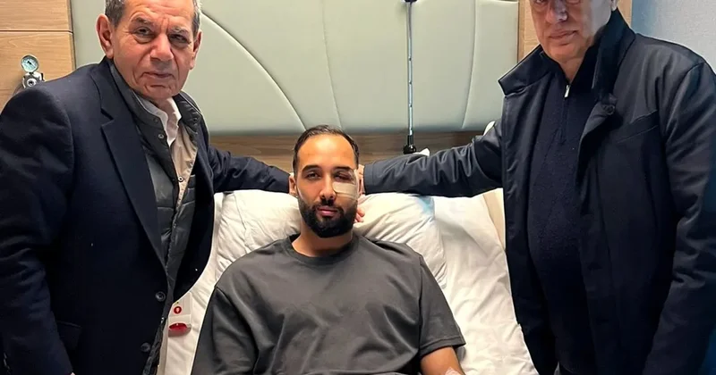 Dursun Özbek, İsa Doğan ı hastanede ziyaret etti