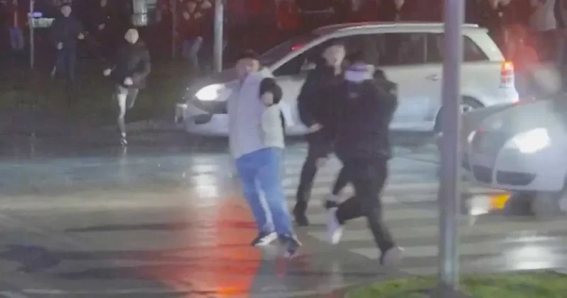 Trabzonspor a saldırı anının görüntüleri ortaya çıktı