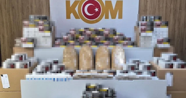 Tütün operasyonunda iş yeri ve depoya baskın Samsun Haberleri