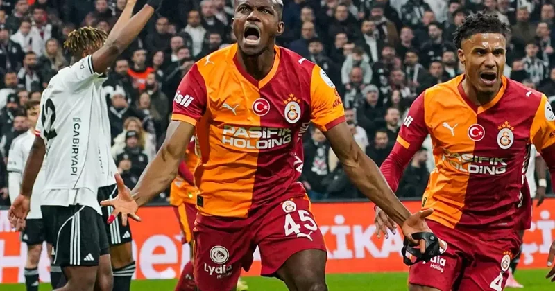 Altın değerinde 3 puan! Galatasaray, 10 kişi kaldığı derbide Beşiktaş ı mağlup etti