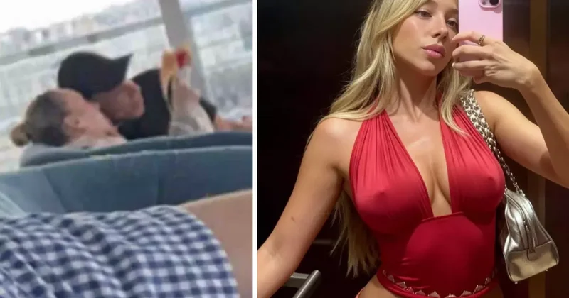 Sürpriz aşk belgelendi: Daha fazla kaçamadılar