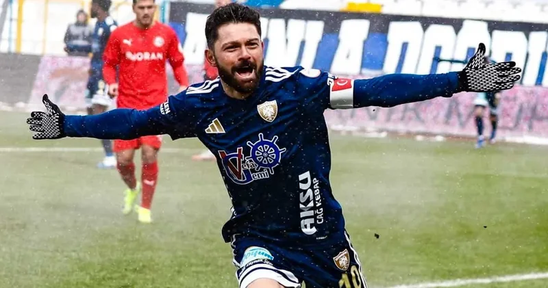 Erzurumspor un golcüsü 20 dakikada Hat trick yaptı