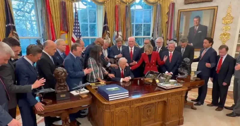 Beyaz Saray da Evanjelik ayin Amerika Haberleri