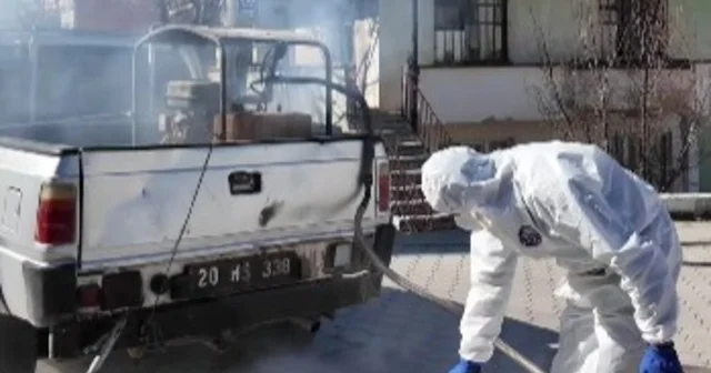 Tavas ta rögarlar ilaçlanıyor Denizli Haberleri