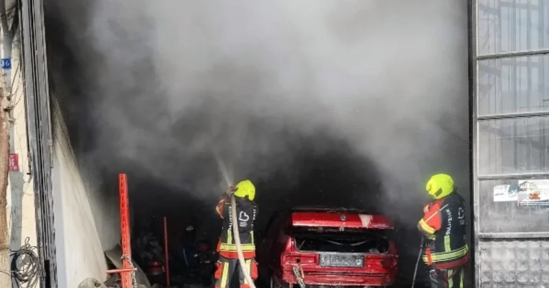 Sanayi sitesinde yangın paniği! Şans eseri kurtuldular Sözcü Gazetesi