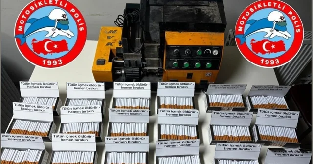 Durdurulan araçtan kaçak tütün çıktı Aydın Haberleri