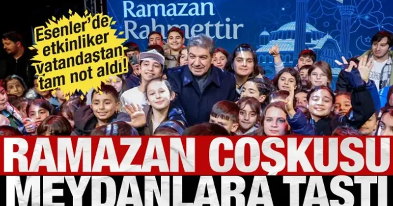 Esenler de Ramazan etkinlikleri Dörtyol Meydanı nda yaşanıyor