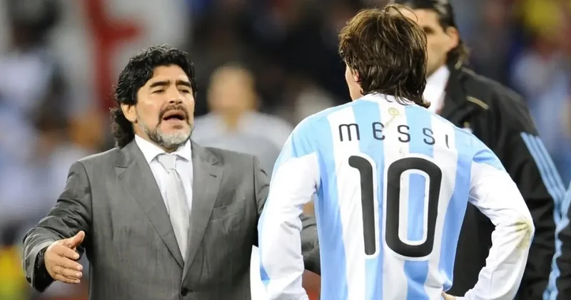 Messi yi görünce Maradona daha da büyüdü