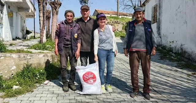 Leyleği ilk görene 1 çuval un kampanyası tamamlandı Aydın Haberleri