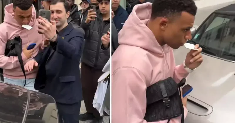 Mabappe, fotoğraf çektirmek isteyen hayranını bin pişman etti