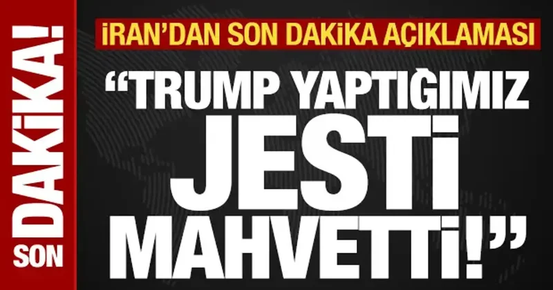 İran dan sürpriz çıkış! Son dakika ABD açıklaması: Trump yaptığımız jesti mahvetti