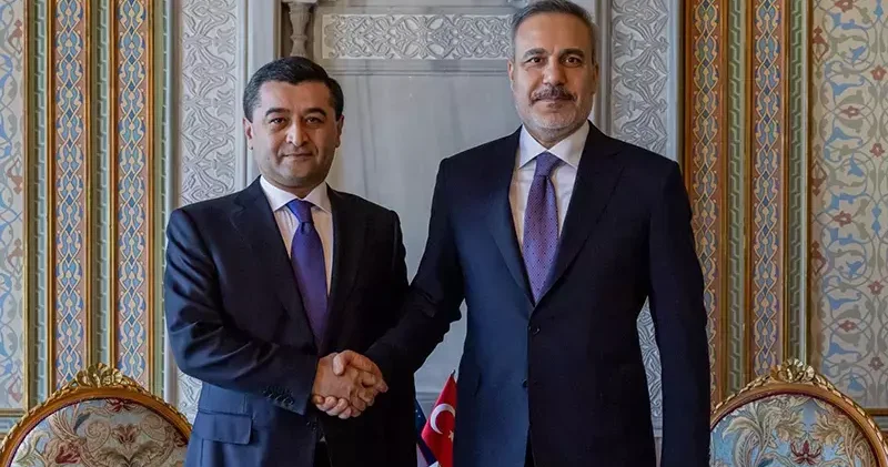Bakan Fidan, Özbekistan Dışişleri Bakanı Bakhtiyor Saidov ile bir araya geldi