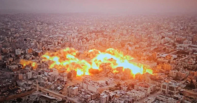 Katil İsrail ordusu ateşkesi ihlal ederek Gazze yi bombalamayı sürdürüyor