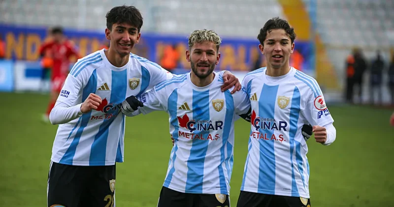 Erzurumspor, Manisa FK yi 8 golle geçti!