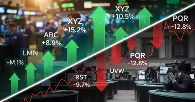 Borsada son bir yılın en sert düşüşü: En çok değerlenen ve düşen hisseler...
