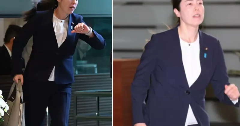 Japonya da 5 dakikalık gecikme krizi: Bakan koridorlarda depar attı