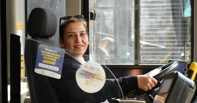 Hayaliydi, başardı: Şehrin ilk kadın otobüs şoförü oldu Kırıkkale Haberleri